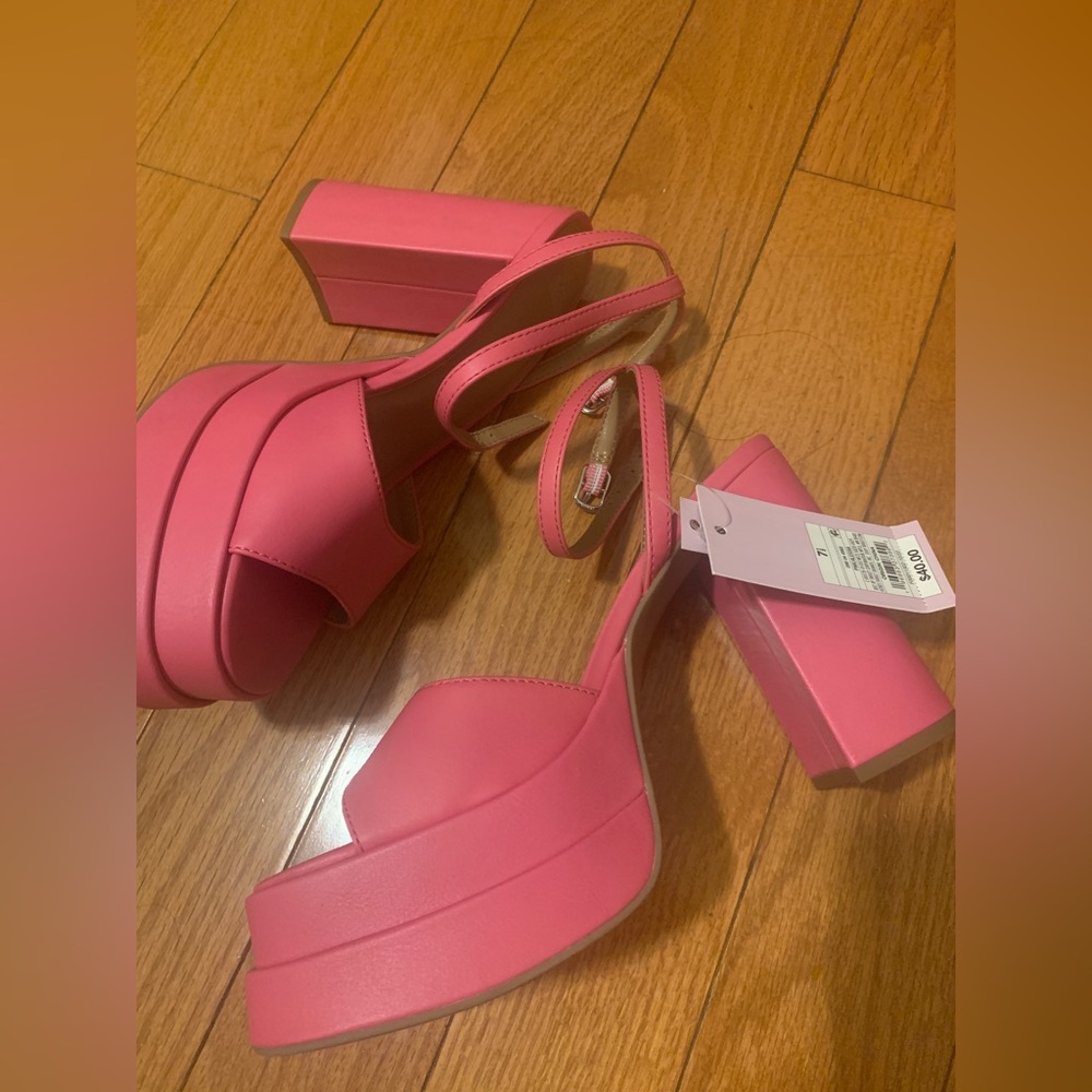 Barbie Pink Platform Heels